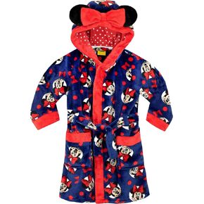 Disney Girls Minnie Mouse Robe Blue Size 4
