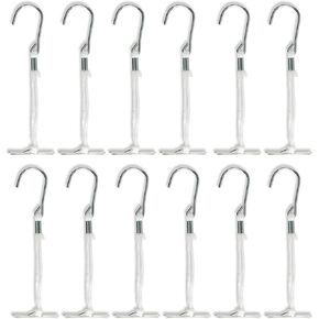 Pattern Making Hooks (12 Pieces) - Excellent for Hanging Permanent Patterns Made of Oaktag or Manila Paper. Made of Hardened Steel. A Must for Professionals, Dressmakers