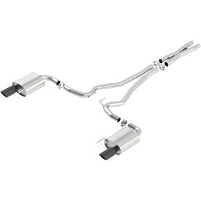 BORLA 140590BC Cat-Back Performance Exhaust System for 2015-2017 Ford Mustang GT/GT Convertible 5.0L V8 Automatic/Manual Transmission.