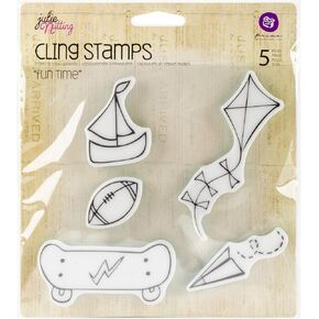 Prima Marketing Julie Nutting Mixed Media Cling Rubber Stamps, Rita 3.5"X8.75"