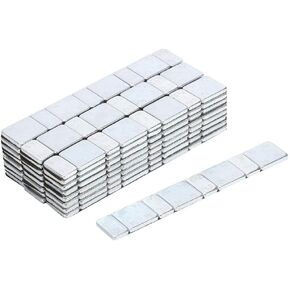 Wheel Tyre Balancer, 5g+10g x 25Strips 60g/2.12oz Adhesive Metal Wheel Hub Balancing Blocks Stick On Car Tire Weight Balan (5g+10g x 25Strips)