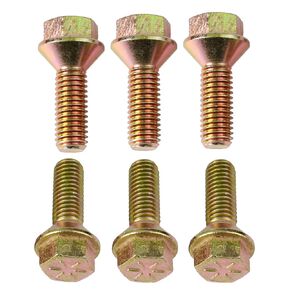 Crossmember Skid Plate Bolts Grade 8 Yellow Zinc 6035836 for Jeep Wrangler YJ 1987-1995/Jeep Wrangler TJ 1997-2002