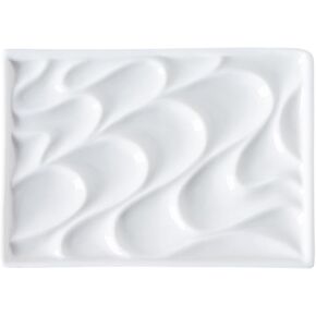Ceramic Paint Palette White Paint Pallets Small Paint Tray Palette Paint Holder Tray