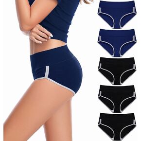 CAILECOTTON Cotton Underwear for Women - Panties for Women,Womens Brief Cotton Underwear,Women's Panties