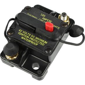 Bussmann CB185-50 CB185 Series Automotive Circuit Breaker (Plug In Mounting, 50 Amps, Blade Terminal Connection)