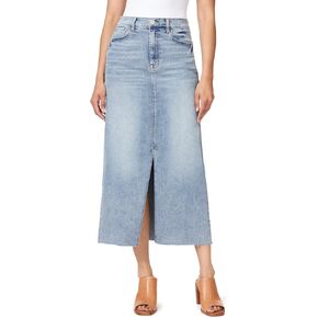 kensie Jeans for Women The High Rise Classic Calf Length Jean Skirt, Sizes 2-14