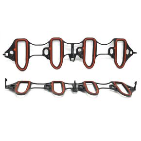 2* Intake Manifold Gaskets Set Compatible with Chevy Silverado, Suburban, Tahoe, Yukon, Tahoe, Savana, GMC Sierra, Cadillac Escalade 4.8L 5.3L 6.0L，Replace 89060413 MS98016T