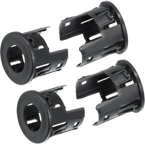 No.5LS52TZZAA / Parking Assist Sensor Bezels for Dodge for Ram 1500 2014-2018 / Front or Rear Backup Parking Aid Sensor Retainer Bracket/Durable Plastic / 4Pcs Black