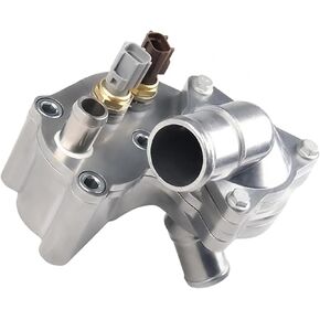 Aluminum Thermostat Housing Assembly 2L5Z-8592-BB for Ford Explorer 2000-2001 for Explorer Sport Trac 2001-2005 for Ranger 2001-2011 for Mazda B4000 2001-2008 for Mercury Mountaineer 2000-2001 RH165