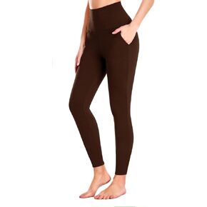 Girls Leggings with Pockets-Kids Soft High Waist Athletic Workout Dance Running Yoga Pants for 6-14Years