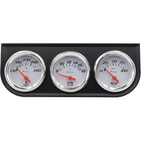 Equus 5200 2" Triple Gauge Kit, White