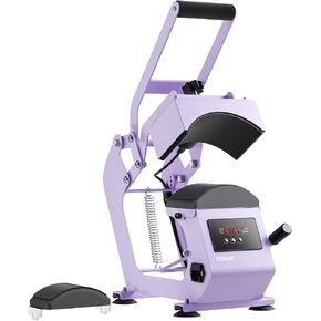 EENOUR Hat Press, Hat Heat Press Machine with 2 Platens & Caps Stretcher, Hat Press Heat Machine for Caps with Memory Mode, Precise Time and Temperature Control, Heat Transfer Printing for Caps, Hats in Kuwait