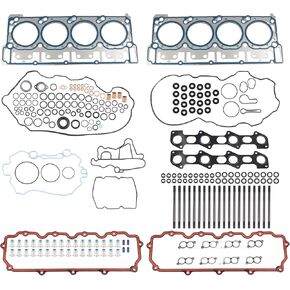 Dasbecan Cylinder Head Gasket Set Compatible with 2003-2010 Ford F250 F350 F450 F550 E350 E450 Super Duty 6.0L Replaces# HSU26734 26374PT CS26374 ES72229 DG-8614911411