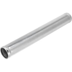 ACROPIX OD 1.5" 38mm Length 12" 300mm Aluminum Alloy Tube Intercooler Pipe Straight Air Intake Tube Silver Tone for Car Car Parts