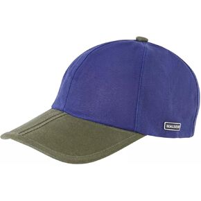 SEALSKINZ Standard Marham Waterproof Oiled Canvas Unisex Cap, Navy/Olive, One Size