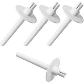 4 Pieces Sewing Machine Accessories, Plastic Replacement Spool Pin for Sewing Machine, Spool Holder for Sewing Machine, Small Thread Spool Cap for Brother, Sewing Machine Parts White