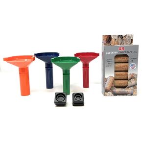 أنابيب فرز العملات المعدنية من شركة N. F. String & Son, Inc.، ولفائف تغليف العملات المعدنية المتنوعة المشكلة مسبقًا، وحزمة قيمة Twist-N-Crimp