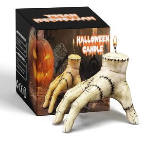 Halloween Bleeding Candle, Wednesday Addams Family Thing Hand Candle, Thing Hand Candle for Halloween Table Decor, Spooky Gifts for Halloween Party (Halloween Candle Decor)