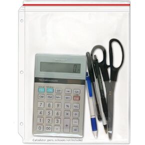 StoreSMART - حافظة بسحاب للملفات ثلاثية الحلقات - 5 عبوات - بلاستيك الفينيل - VH309-5 in Kuwait