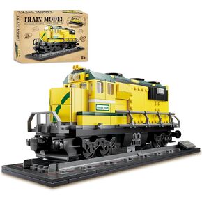 KAZI Steam Train Building Toys Set,Classic Locomotive Display Models for Adults,Retro Orient Express Train Building Blocks for Toy Train Fans Ages 8 Plus,Fun Gift for Train Lovers