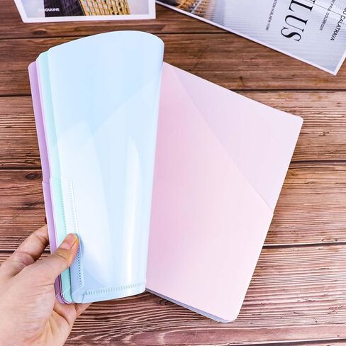 Discbound Dividers with Pockets Discbound Notebook 7x9.25'' Divider 9 Disc Bound Classic Size Planner Inserts Pocket 5pcs Plastic Index Dividers for Binder Folder Office in Saudi Arabia