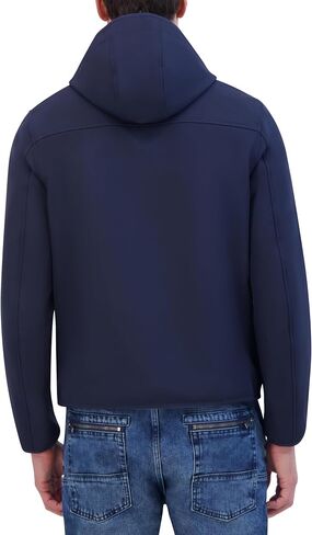 Kenneth Cole Men's Hooded Soft Shell with Coil Zip Detail in Saudi Arabia