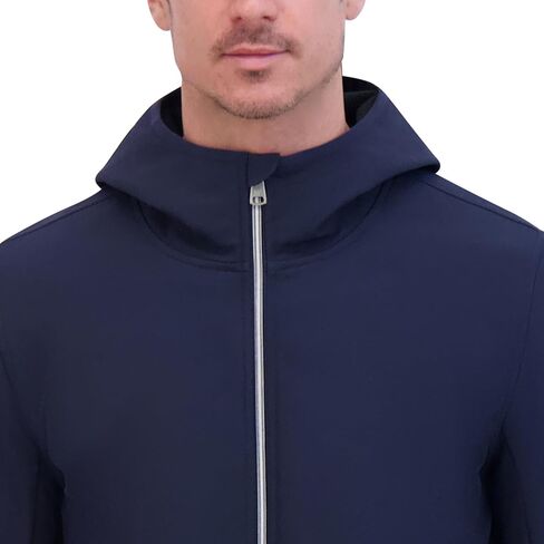 Kenneth Cole Men's Hooded Soft Shell with Coil Zip Detail in Saudi Arabia