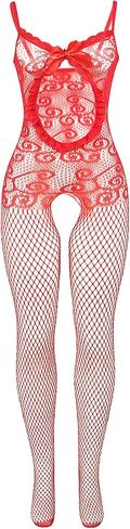 comeondear Sissy Lingerie for Men Stretch Lace Lingerie Sheer Mesh Fishnet Bodystocking One Piece Nightwear Bow in Kuwait