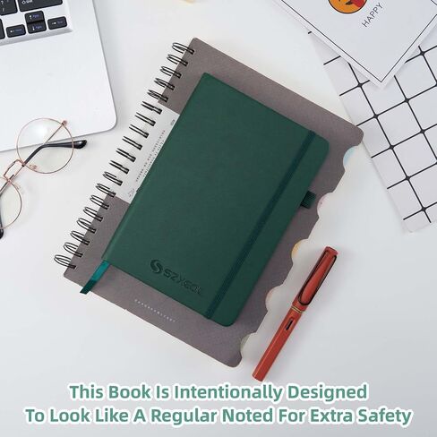 SZXEOE Password Keeper Book with Alphabetical Tabs, Password NoteBook for Seniors, Medium Size Address Book for Internet Website Log in Detail, Password Organizer Logbook for Home Office (Black) in Saudi Arabia