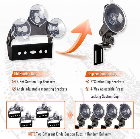 LE-JX Red/Blue 2 in 1 Emergency Strobe Light Bar 21 Flash Patterns Traffic Advisor Warning Hazard Windshield Safety Lights Bar with Cigar Lighter for Police Vehicles, Truck (2×16.8 inch, 32 Led) in Kuwait