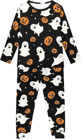 Biyejit Unisex Boys Girls Pajamas Set Pjs Little Big Kids 2 Piece Sleepwear Set Snug Fit Size 3T -16T in Kuwait