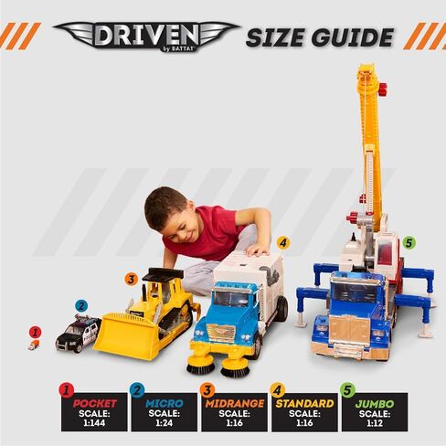 Driven by Battat – Turbocharge Pullback Vehicles – Toy Set with 4 Cars – Race Car Toys and Playsets for Kids – Toy Pull-Back Cars – 3 Years + – Turbocharge - Stock Cars (4 Pack) in Kuwait