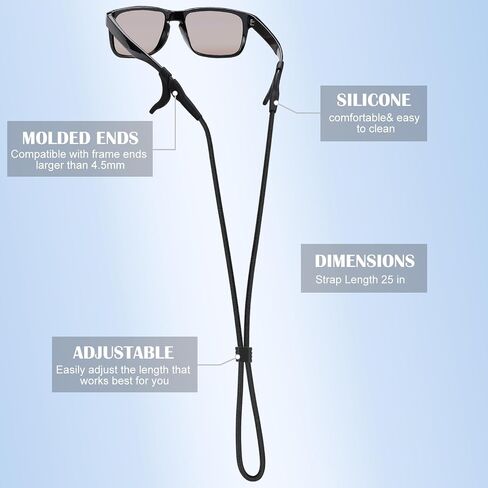 Adjustable Eyeglasses Strap, Sunglasses Strap for Men Women, Glasses Strap, Eye Glass Holder Around Neck in Saudi Arabia