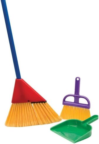 Schylling Junior Helper Push Broom, Red/Blue in Saudi Arabia