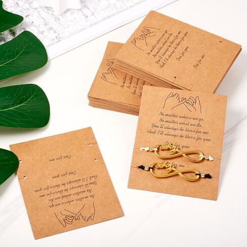 Beadthoven 120pcs 12 Constellation Necklace Display Cards Bracelet Jewelry Display Holders Kraft Paper Zodiac Message Birthday Gift Cards Chain Jewelry Packaging Cards for Selling Small Business in Saudi Arabia