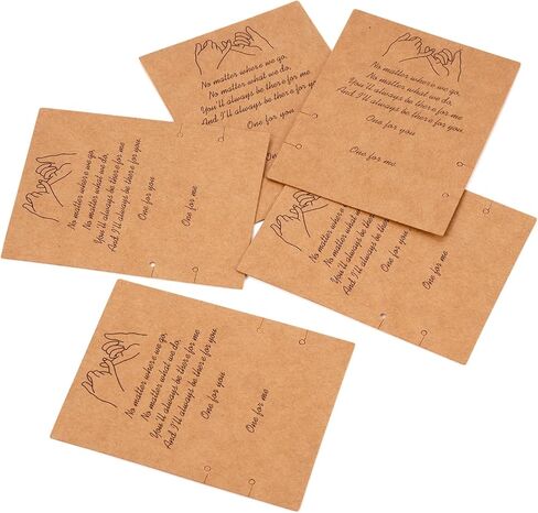Beadthoven 120pcs 12 Constellation Necklace Display Cards Bracelet Jewelry Display Holders Kraft Paper Zodiac Message Birthday Gift Cards Chain Jewelry Packaging Cards for Selling Small Business in Saudi Arabia