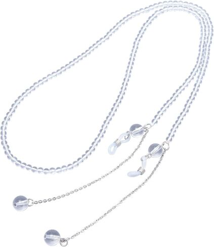 TUMBEELLUWA Healing Crystal Beaded Eyeglasses Chain Mask Lanyard Sunglasses String Cord for Women Men in Kuwait