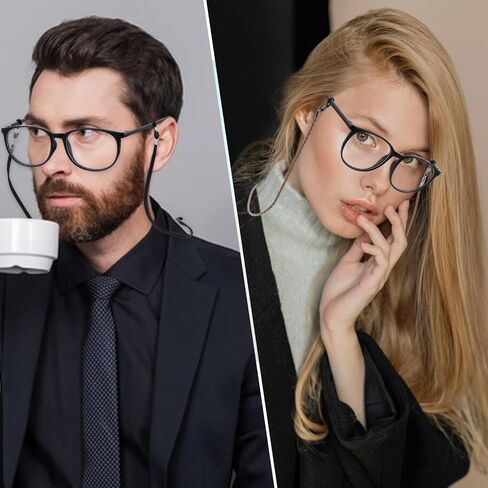 6 قطع من حزام النظارات للرجال والنساء، حامل سلسلة نظارات العين حول الرقبة، ملحقات مثبت النظارات من البولي يوريثان وحبل نظارات من الجلد السويدي للنظارات الشمسية وقناع الحبل in Saudi Arabia