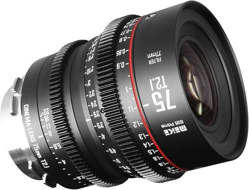 MEKE 18 مم T2.1 Super 35 Prime Manual Focus Cinema Lens for PL-Mount Cine Camera متوافقة مع C700 PL، ARRI Amira، أليكسا ميني إلخ. in Kuwait