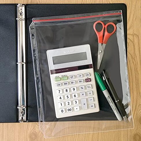 StoreSMART - حافظة بسحاب للملفات ثلاثية الحلقات - 5 عبوات - بلاستيك الفينيل - VH309-5 in Saudi Arabia