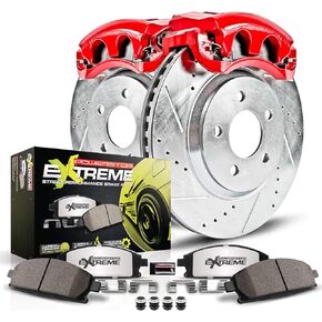 Power Stop KC877-26 Rear Z26 Street Warrior Brake Kit BMW and 1 Rear Sensor Wire For BMW 3, BMW 3, BMW 325Ci, BMW 325i, BMW 3, BMW 328i [Model Specific]