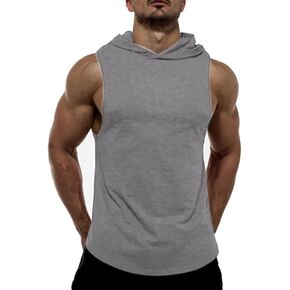 Muscle Killer 3 Pack Men's Workout Hooded Tank Tops Bodybuilding Muscle Cut Off T Shirt Sleeveless Gym Hoodies