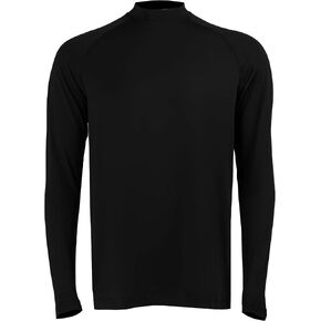 +MD Mock Turtleneck Long Sleeve Shirts for Men, Thermal Tops, High Neck Fleece Basic Baselayer, Fit Undershirt
