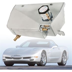 munirater Aluminum Coolant Recovery Overflow Expansion Tank Replacement for 1997-2004 Corvette