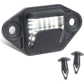 RUXIFEY License Plate Lights Replacement Compatible with Ford E150 E250 E350 E450 E550 Super Duty Econoline Pickup Truck, 6000K White