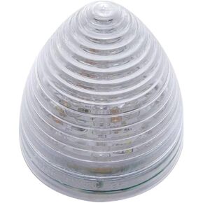 United Pacific 38369 - Clearance/Marker Light - Red Led/Clear Lens, Beehive Design, 2.5 In., 13 Led