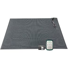 Wireless Economy Quiet Fall Alert with 24in x 36in Floor Mat and Caregiver Pager - Know When They get up!