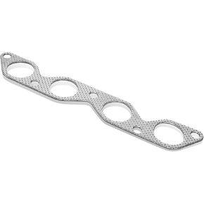 Auto Dynasty Header Exhaust Manifold Gasket Compatible with Toyota Celica Corolla Geo Prizm 1.6L 4AFE/ 1.8L 7AFE 1988-1997, Aluminum/Graphite
