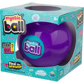 ORB Mystic Ball - Novelty Magic Fortune Teller - Just Ask a Question & Turn Over for Answer! A Modern Twist on The Classic Novelty 8 Ball - Perfect for Party Favors, Gifts, and Novelty Fun!