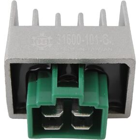 DB Electrical AYA6027 Voltage Regulator Compatible With/Replacement For Yamaha RT180 TT90 125E TTR230 TTR90 TTR90E Razz SH50 AP8224102 ESP10054 2728107000 31600-KRM-851 21066-0029 21066-0046 SH681-12